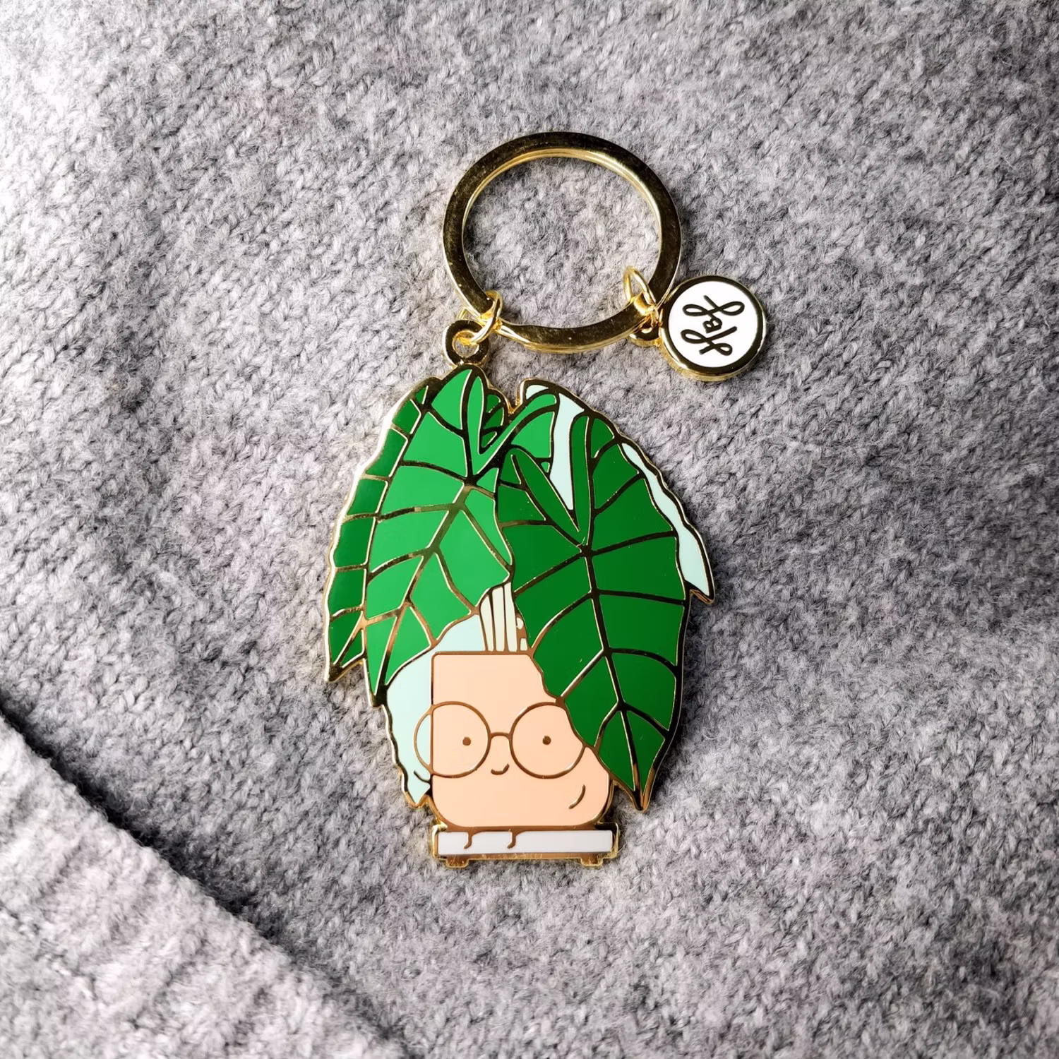 ALOCASIA KEYCHAIN